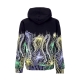 felpa cappuccio uomo fireworks hoodie BLACK