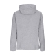 maglietta manica lunga uomo sportswear club jersey hoodie DK GREY HEATHER/WHITE