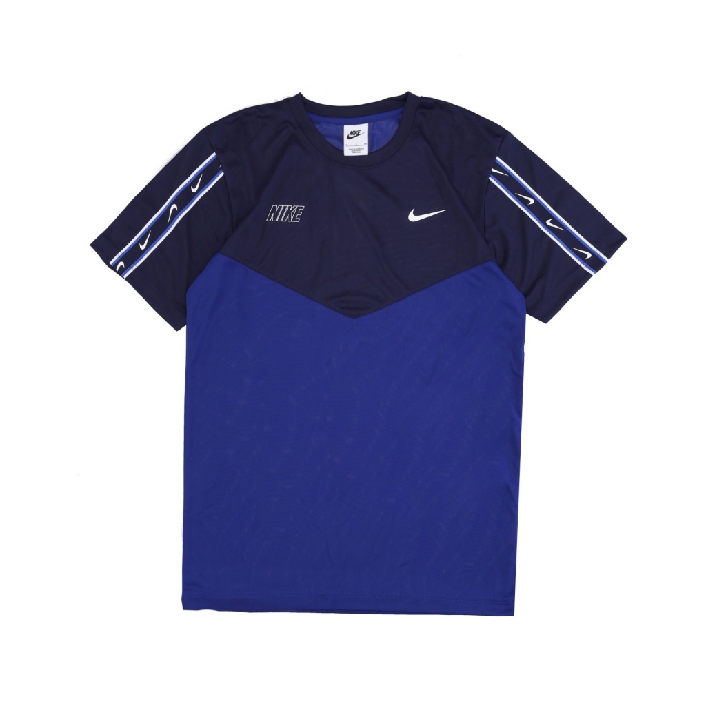 maglietta uomo sportswear repeat sw pk tee DEEP ROYAL BLUE/BLACKENED BLUE/WHITE