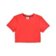 maglietta corta donna sportswear air crop top LT CRIMSON