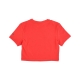maglietta corta donna sportswear air crop top LT CRIMSON