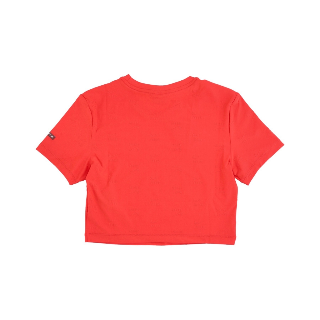 maglietta corta donna sportswear air crop top LT CRIMSON