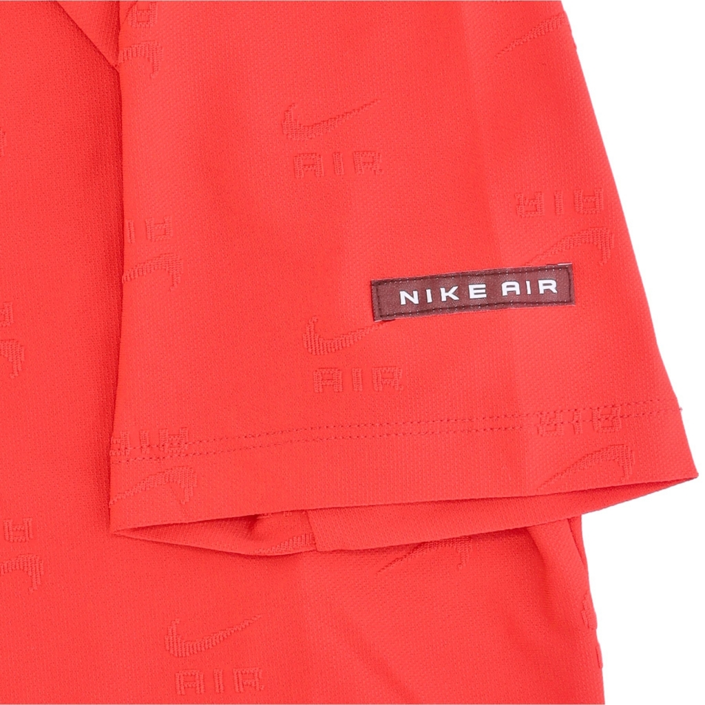 maglietta corta donna sportswear air crop top LT CRIMSON