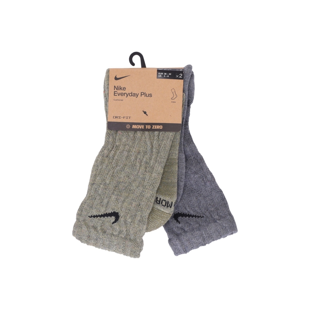 calza media uomo everyday plus cush crew sock OLIVE/GREY