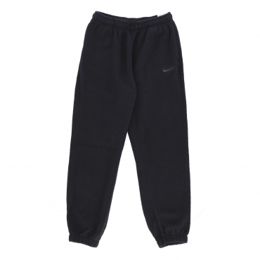 pantalone tuta donna sportswear plush jogger BLACK/DK SMOKE GREY