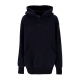 felpa cappuccio donna sportswear plush hoodie BLACK/DK SMOKE GREY