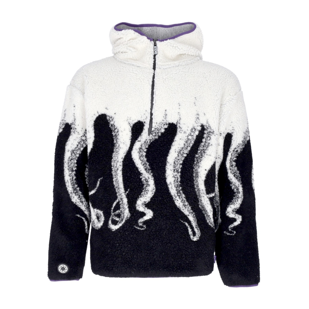felpa cappuccio uomo sherpa sr pullover WHITE