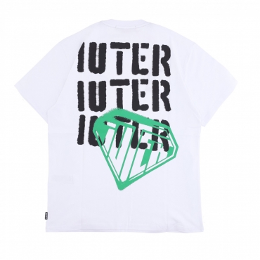 maglietta uomo stencil tee WHITE