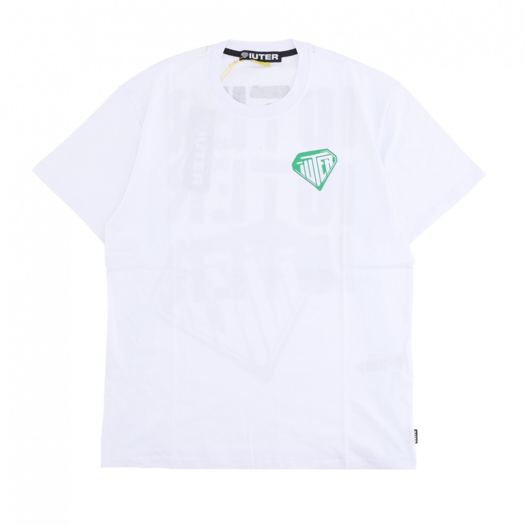 maglietta uomo stencil tee WHITE