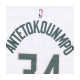 maglietta uomo nba essential tee no 34 giannis antetokounmpo milbuc WHITE
