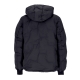 piumino uomo hooded logo puffer BLACK
