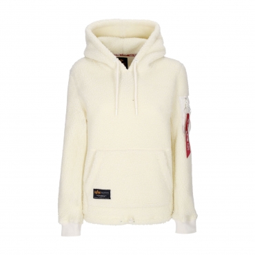 felpa cappuccio donna teddy hoodie wmn OFF WHITE