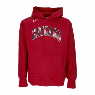 felpa cappuccio uomo nba city edition essential fleece hoodie  chibul TEAM CRIMSON