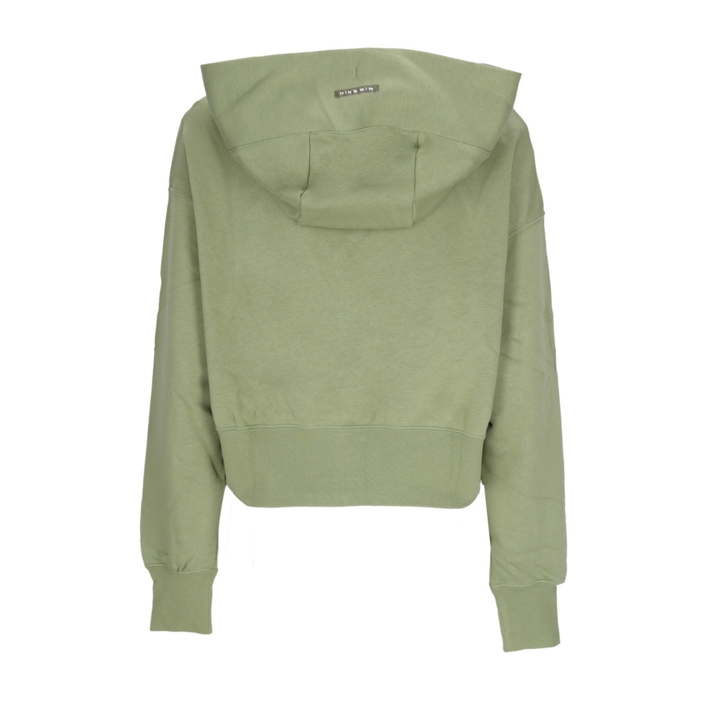 Air fleece sales zip cropped hoodie