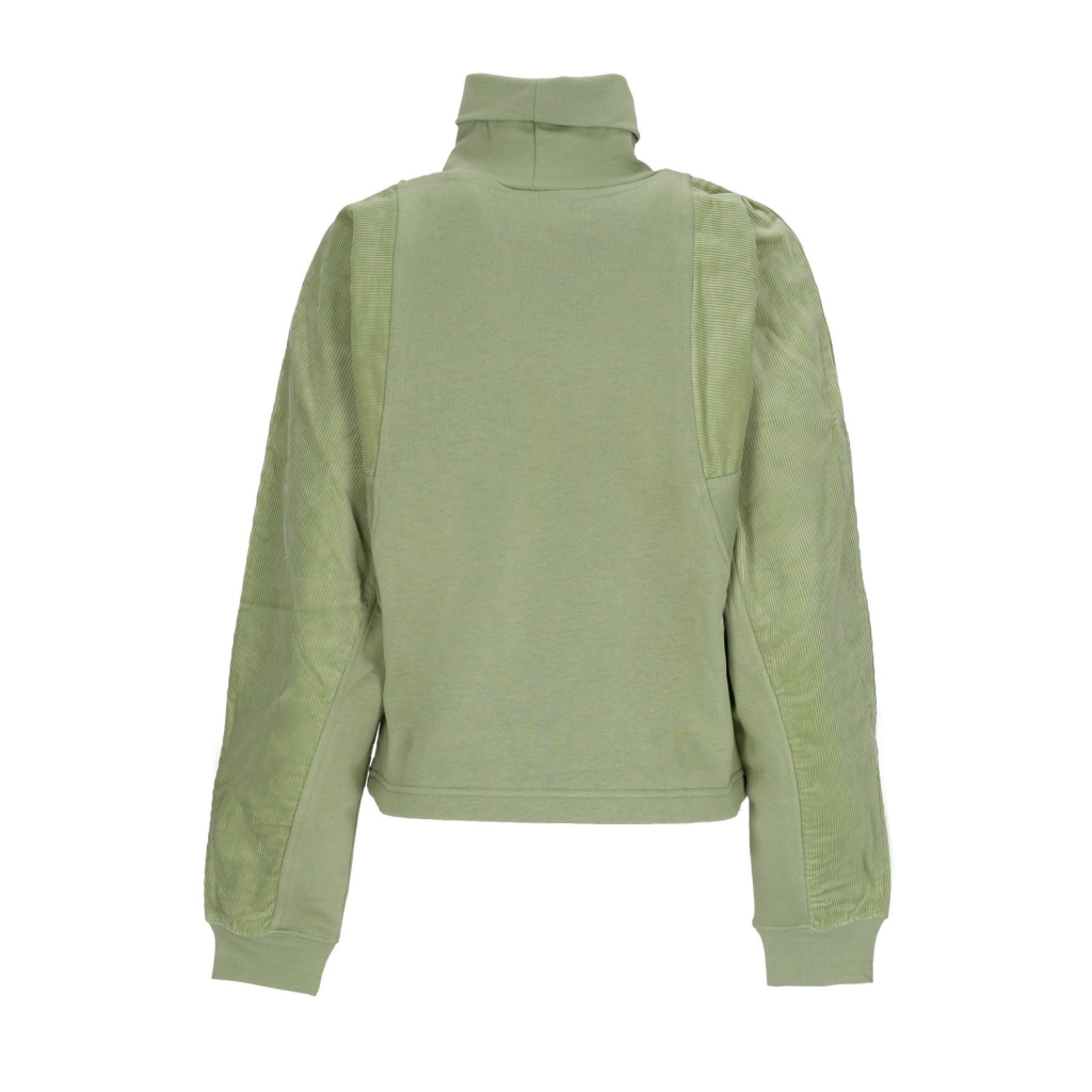felpa collo alto donna sportswear air corduroy fleece top ALLIGATOR/MEDIUM OLIVE