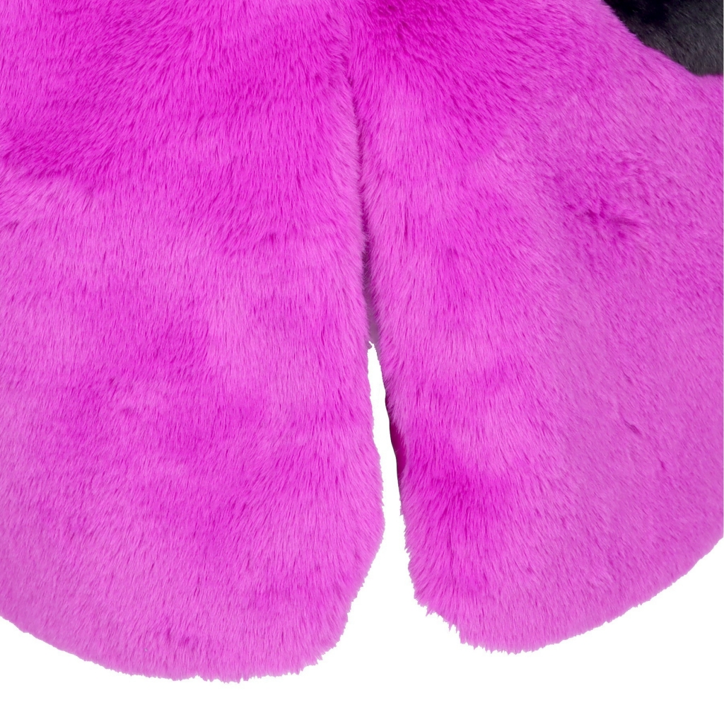 pelliccia donna faux fur long jacket VIVID PURPLE/VIVID PURPLE/BLACK