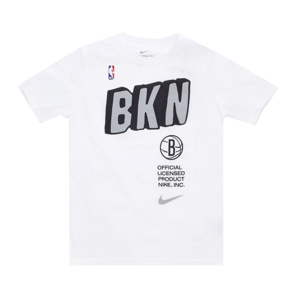 maglietta ragazzo nba essential block tee bronet WHITE/ORIGINAL TEAM COLORS