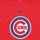 maglietta uomo mlb large logo tee chicub SPORT RED