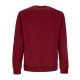 felpa girocollo uomo club crew bb DARK BEETROOT/WHITE