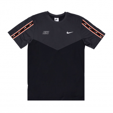 maglietta uomo sportswear repeat sw pk tee BLACK/DK SMOKE GREY/WHITE