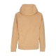 felpa cappuccio uomo sportswear sole cafe fleece hoodie ELEMENTAL GOLD