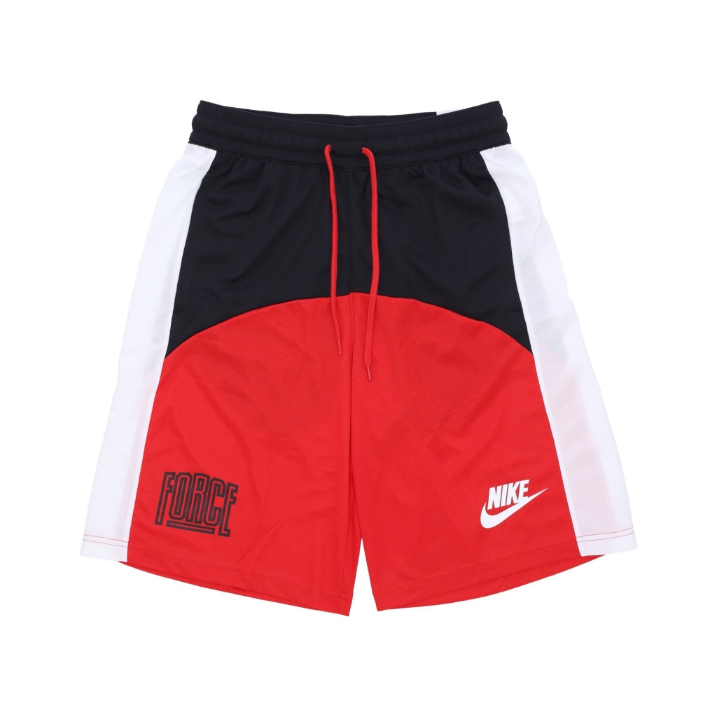 pantaloncino tipo basket uomo dri-fit starting5 11 basketball short BLACK/UNIVERSITY RED/WHITE/WHITE