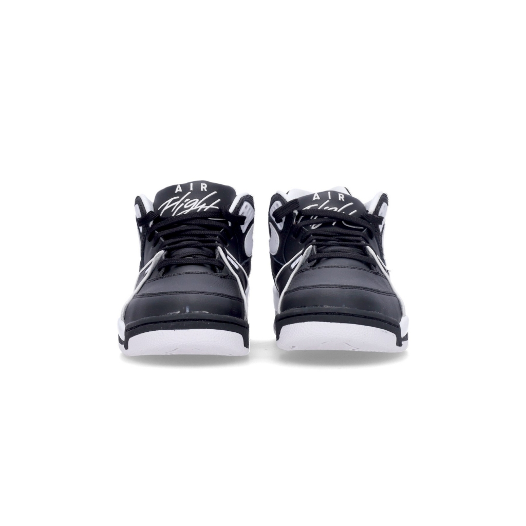 scarpa bassa uomo air flight 89 BLACK/WHITE