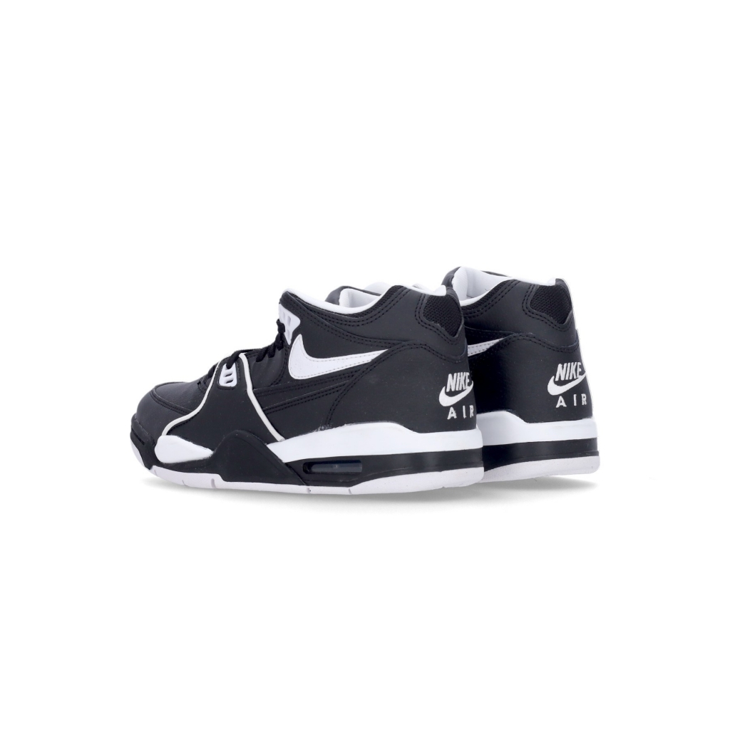 scarpa bassa uomo air flight 89 BLACK/WHITE