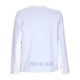 maglietta manica lunga uomo sportswear air poly-knit crew FOOTBALL GREY/WHITE/VIVID SULFUR