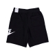 pantalone corto tuta uomo club alumni hbr ft short BLACK/WHITE/WHITE