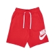 pantalone corto tuta uomo club alumni hbr ft short UNIVERSITY RED/WHITE/WHITE