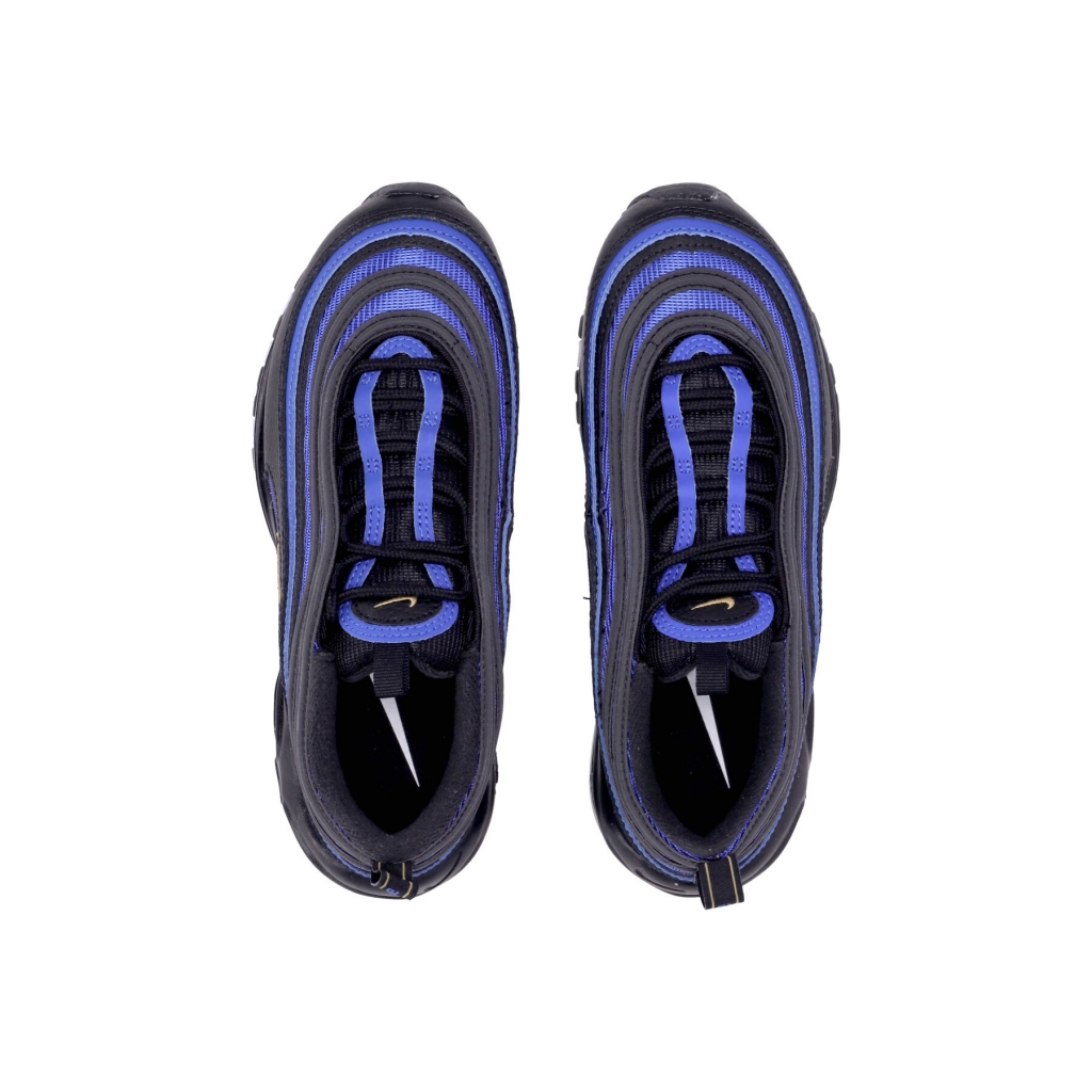 scarpa bassa uomo air max 97 BLACK/METALLIC GOLD/HYPER ROYAL/WHITE