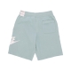 pantalone corto tuta uomo club alumni hbr ft short MINERAL/WHITE/WHITE