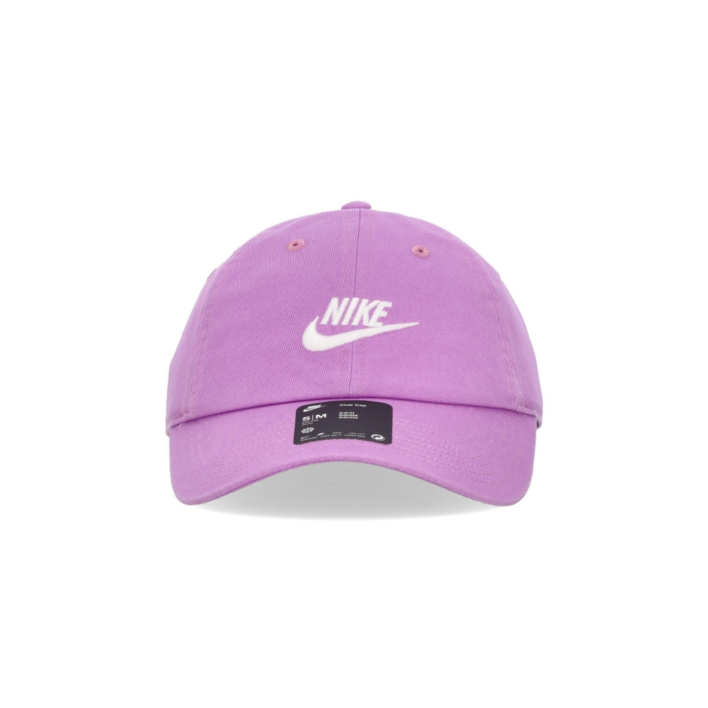 cappellino visiera curva uomo club cap futura washed RUSH FUCHSIA/WHITE