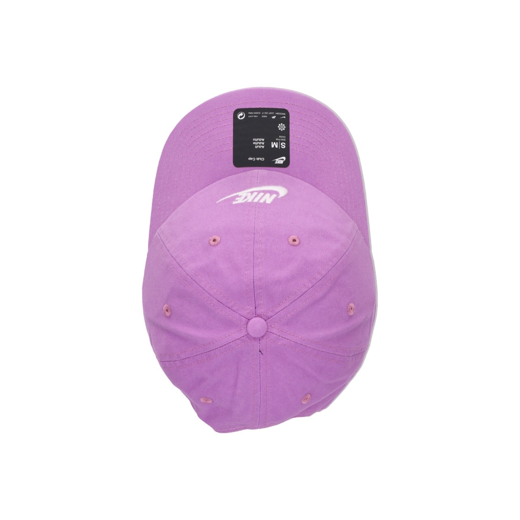 cappellino visiera curva uomo club cap futura washed RUSH FUCHSIA/WHITE