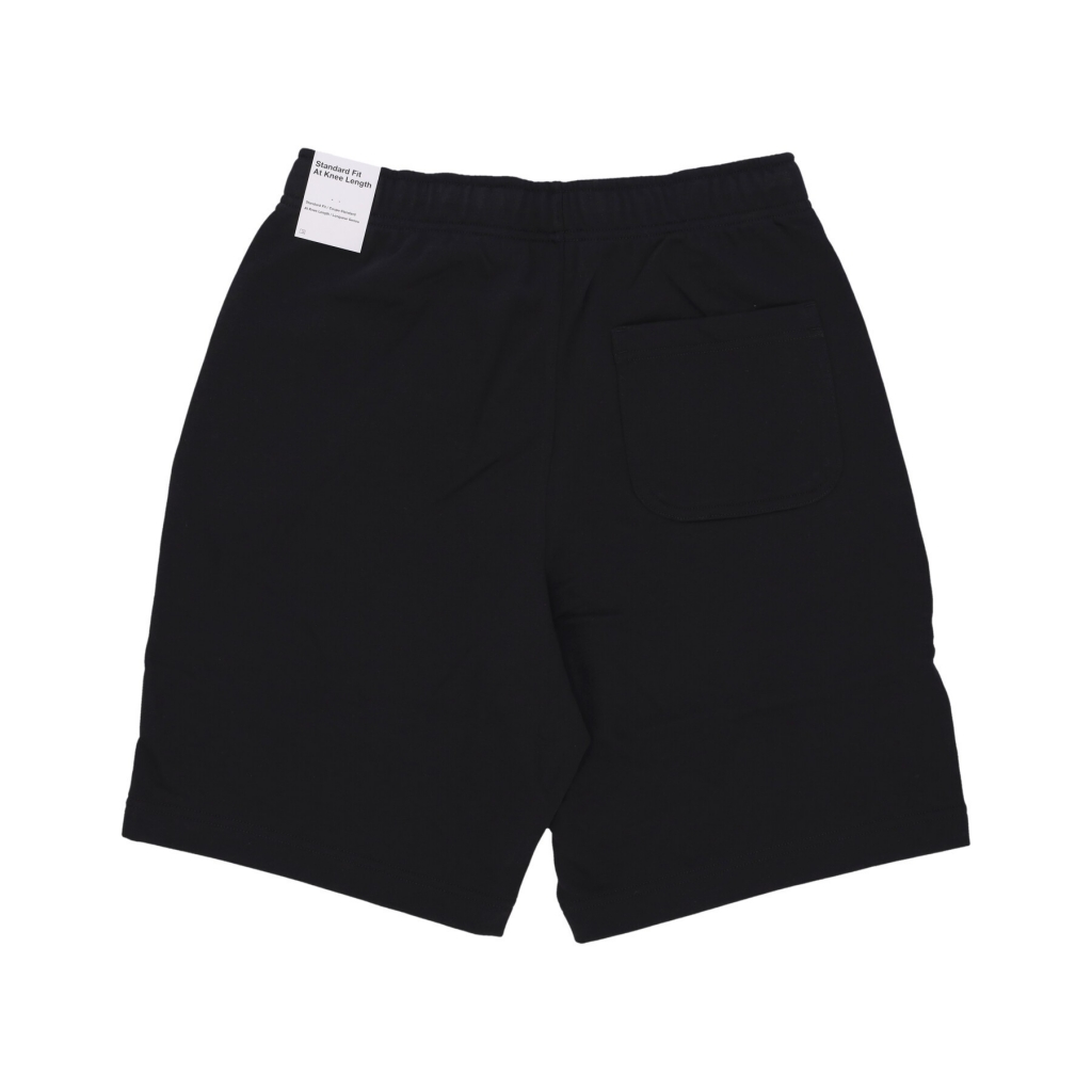 pantalone corto tuta uomo club+ short BLACK/BLACK