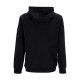 felpa cappuccio uomo air po hoodie fleece bb BLACK/BLACK/SUMMIT WHITE