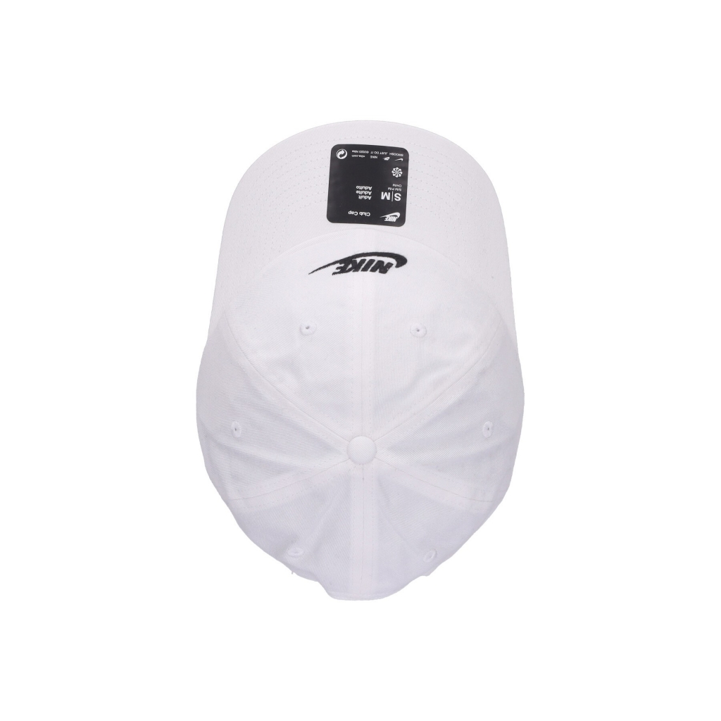 cappellino visiera curva uomo club cap futura washed WHITE/BLACK