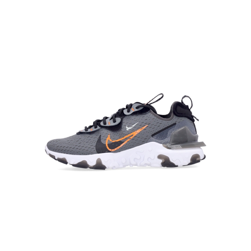 scarpa bassa uomo react vision SMOKE GREY/BLACK/BRIGHT MANDARIN