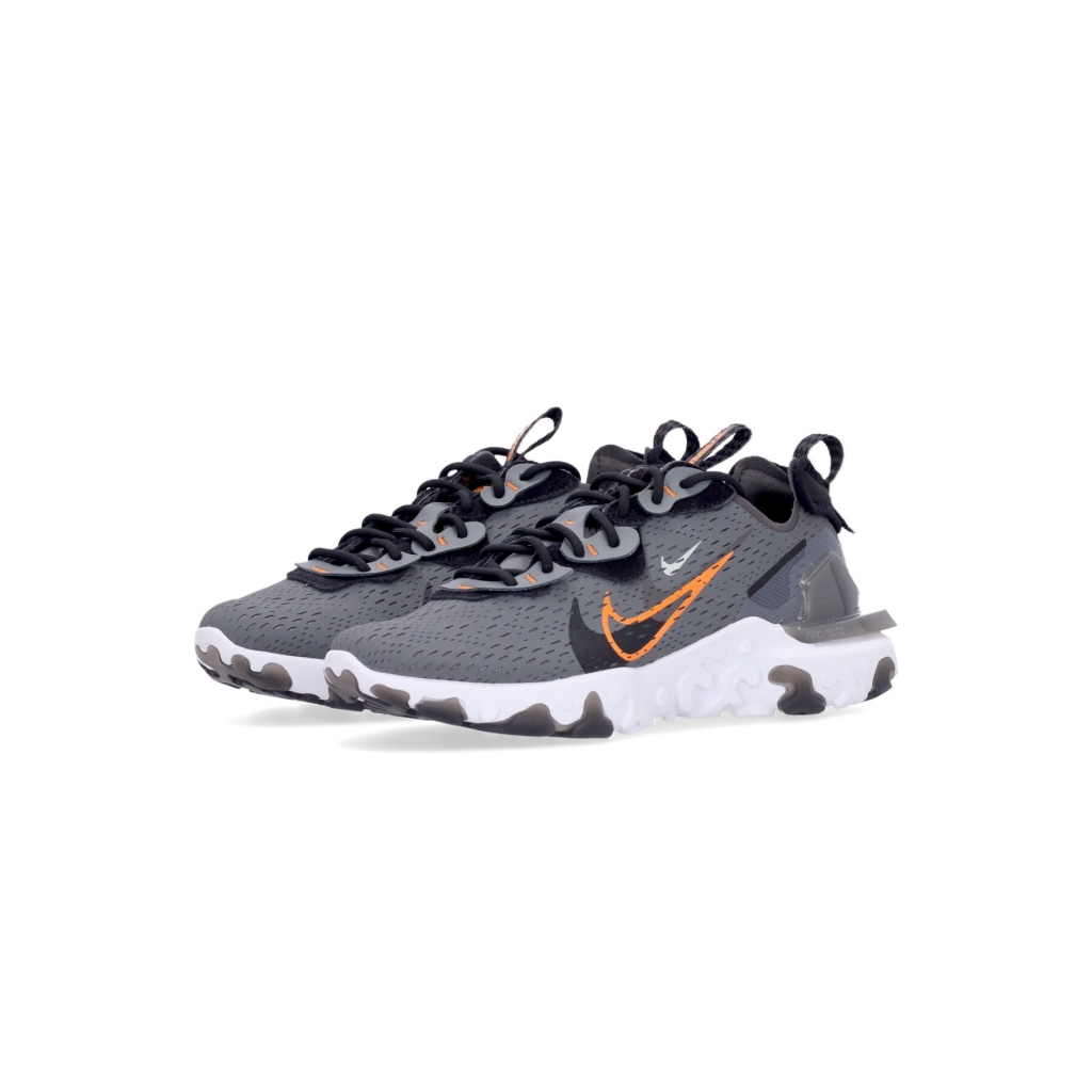 scarpa bassa uomo react vision SMOKE GREY/BLACK/BRIGHT MANDARIN