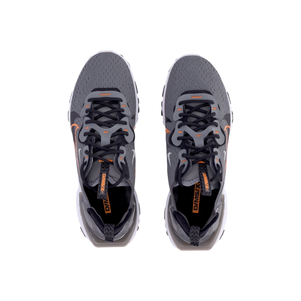 scarpa bassa uomo react vision SMOKE GREY/BLACK/BRIGHT MANDARIN