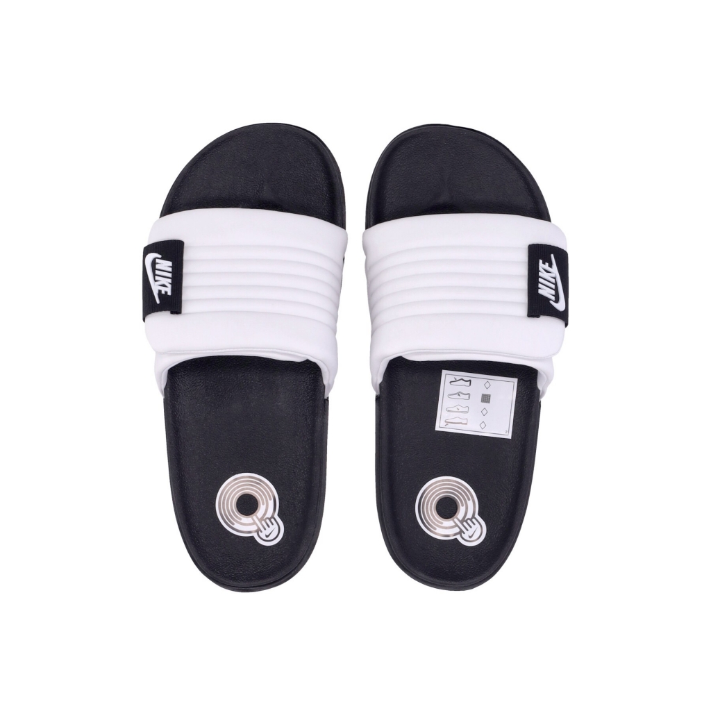 ciabatte uomo offcourt adjust slide SUMMIT WHITE/SUMMIT WHITE/BLACK