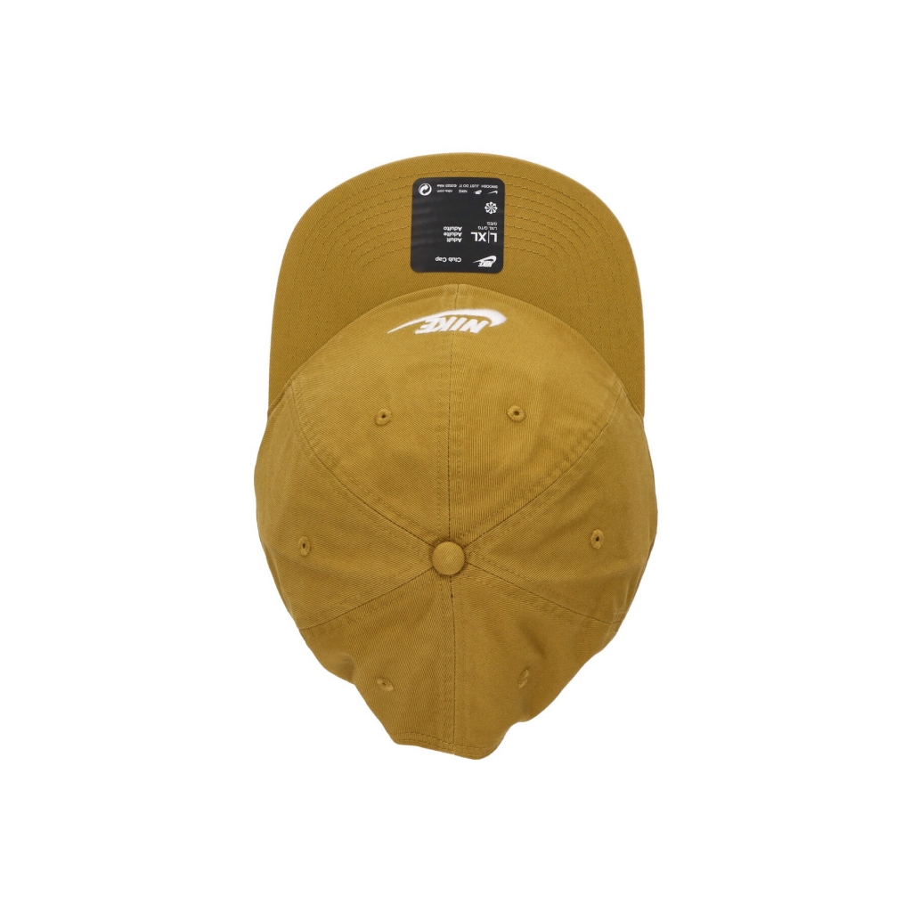 cappellino visiera curva uomo club cap futura washed BRONZINE/WHITE