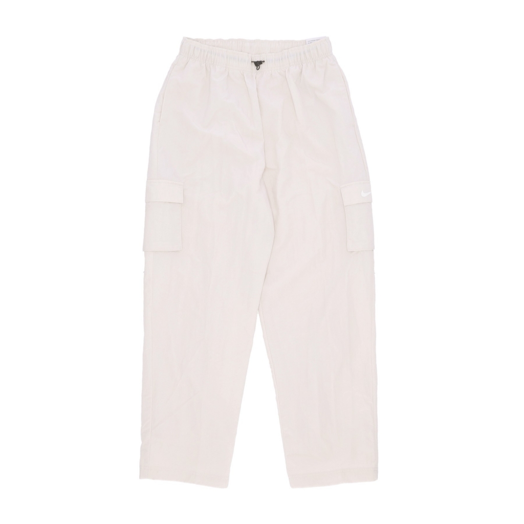 pantalone tuta donna sportswear essential woven high-rise  pant cargo LT OREWOOD BRN/SAIL