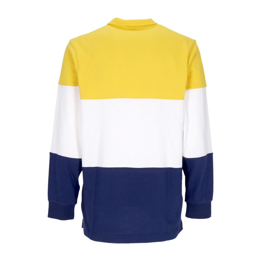 polo manica lunga uomo club plus colorblock l/s top VIVID SULFUR/WHITE/MIDNIGHT NAVY/WHITE