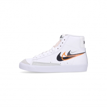 scarpa alta uomo blazer mid 77 WHITE/BLACK/BRIGHT MANDARIN/MEDIUM ASH