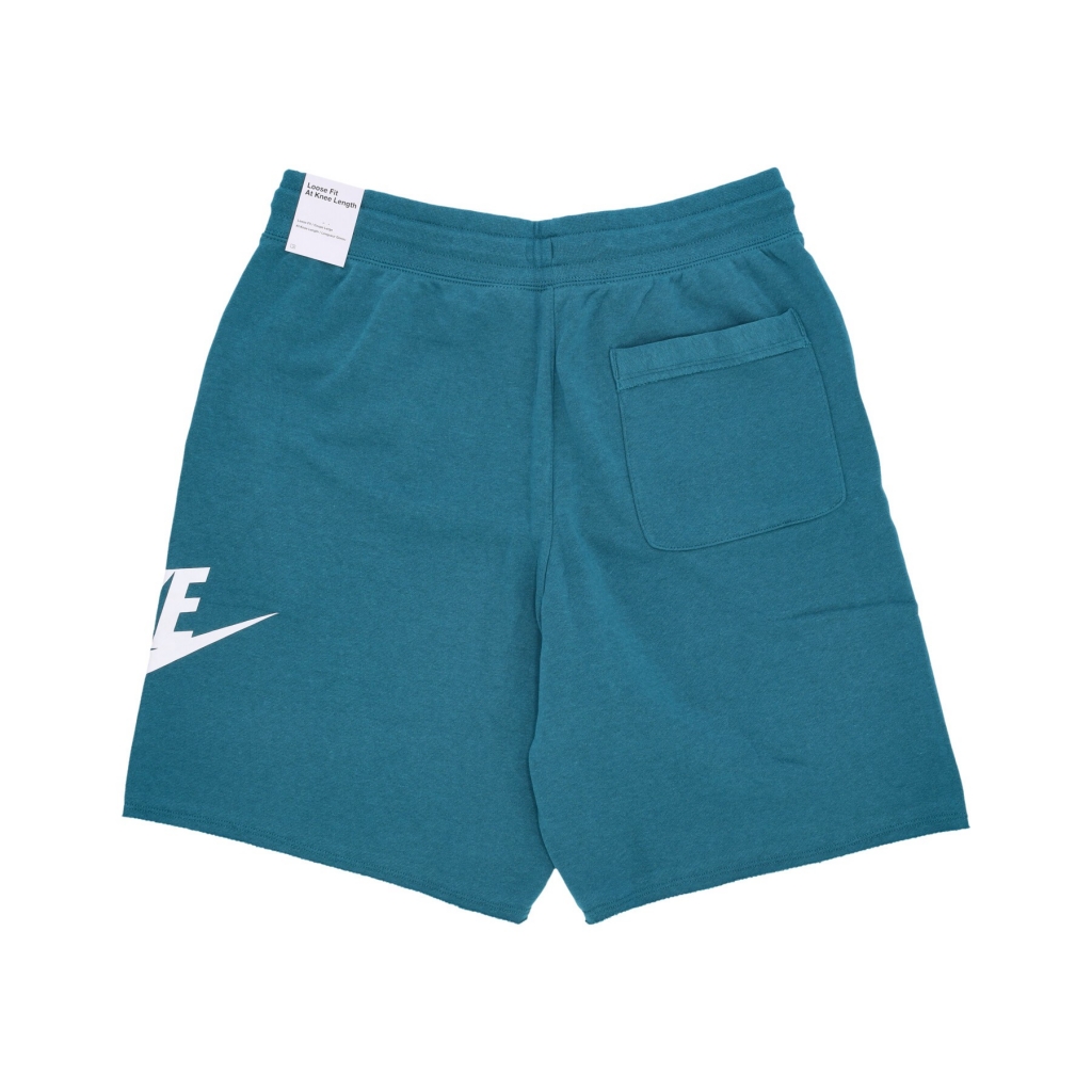 pantalone corto tuta uomo club alumni hbr ft short GEODE TEAL/WHITE/WHITE