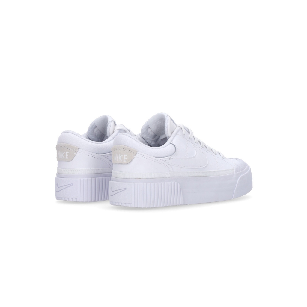 scarpa bassa donna wmns court legacy lift WHITE/WHITE/WHITE