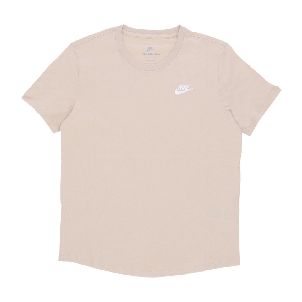 maglietta donna sportswear club tee SANDDRIFT/WHITE