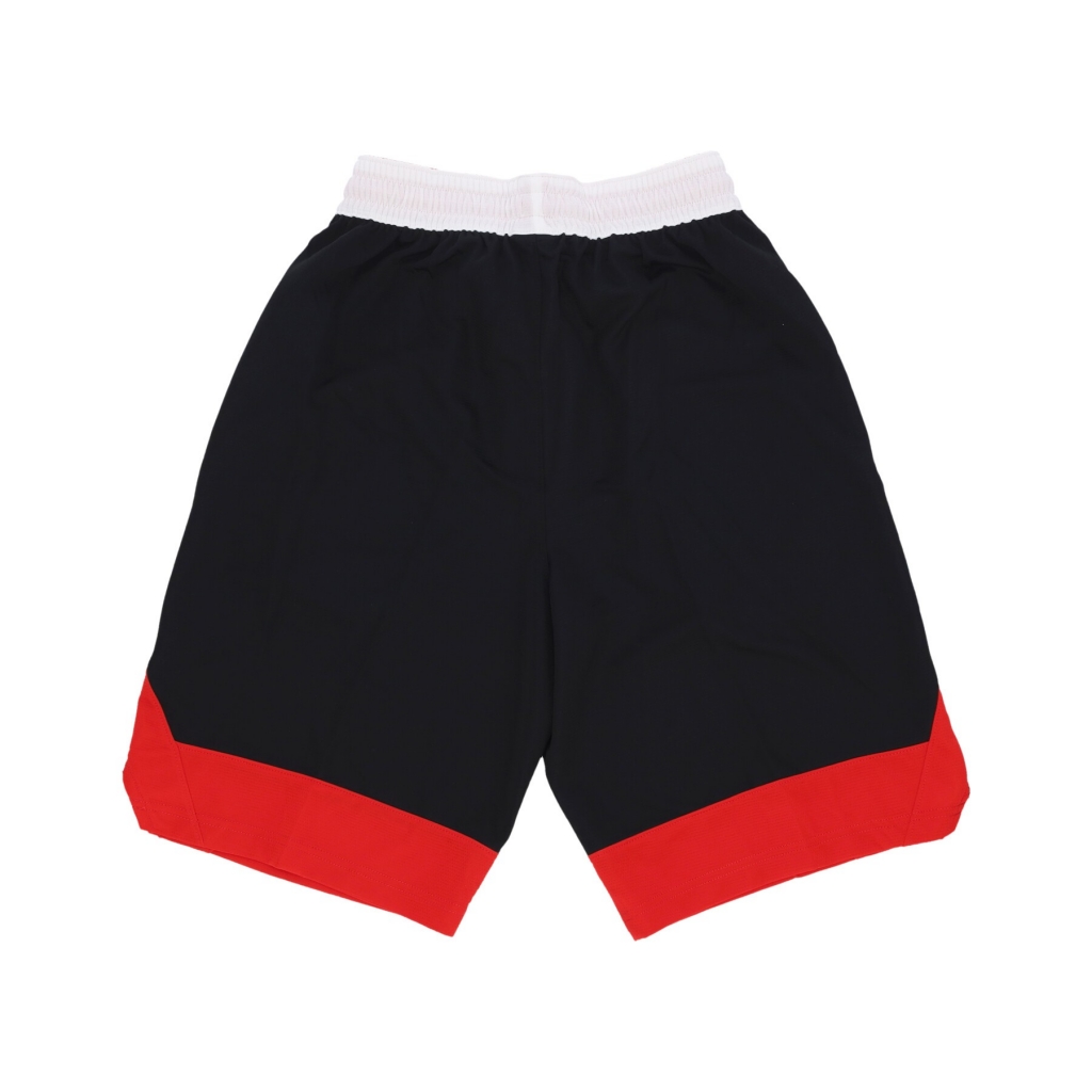pantaloncino tipo basket uomo dri-fit icon short BLACK/UNIVERSITY RED/WHITE